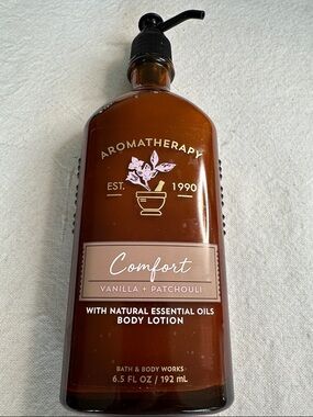 Bath & Body Works Aromatherapy Comfort Vanilla + Patchouli Body Lotion New